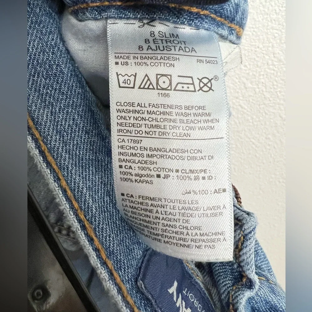 Old Navy Blue Straight-Leg Jeans Slim Fit